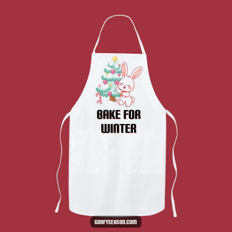 Funny Bunny Christmas Apron - Add Festive Fun to Your Holiday Baking
