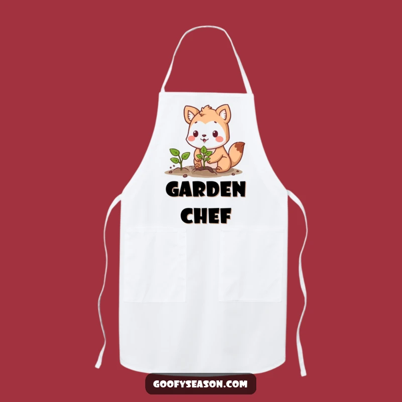 Funny Determined Gardener Animal Kitchen Apron - Fun Gardener Gift