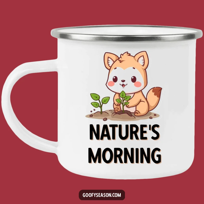 Funny Determined Gardener Animal Camping Mug - Grow On The Go Gift