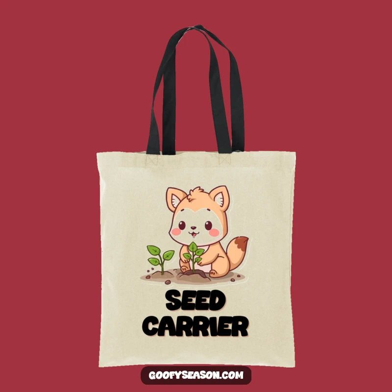 Funny Determined Gardener Animal Tote Bag - Your Green Thumb Gift